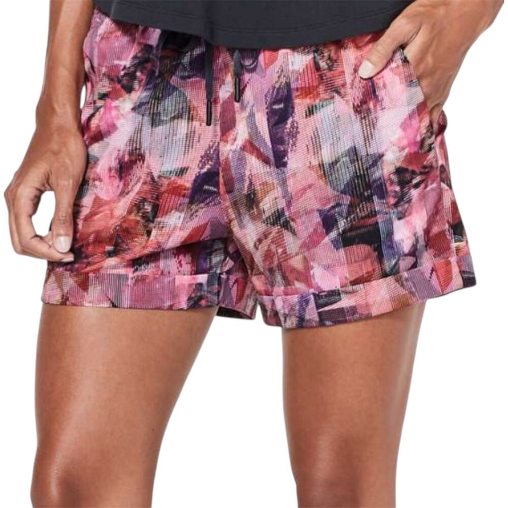Lululemon Spring Break Away Short 4-way Stretch 3" Pocket Sun Dazed Multi Pink 8